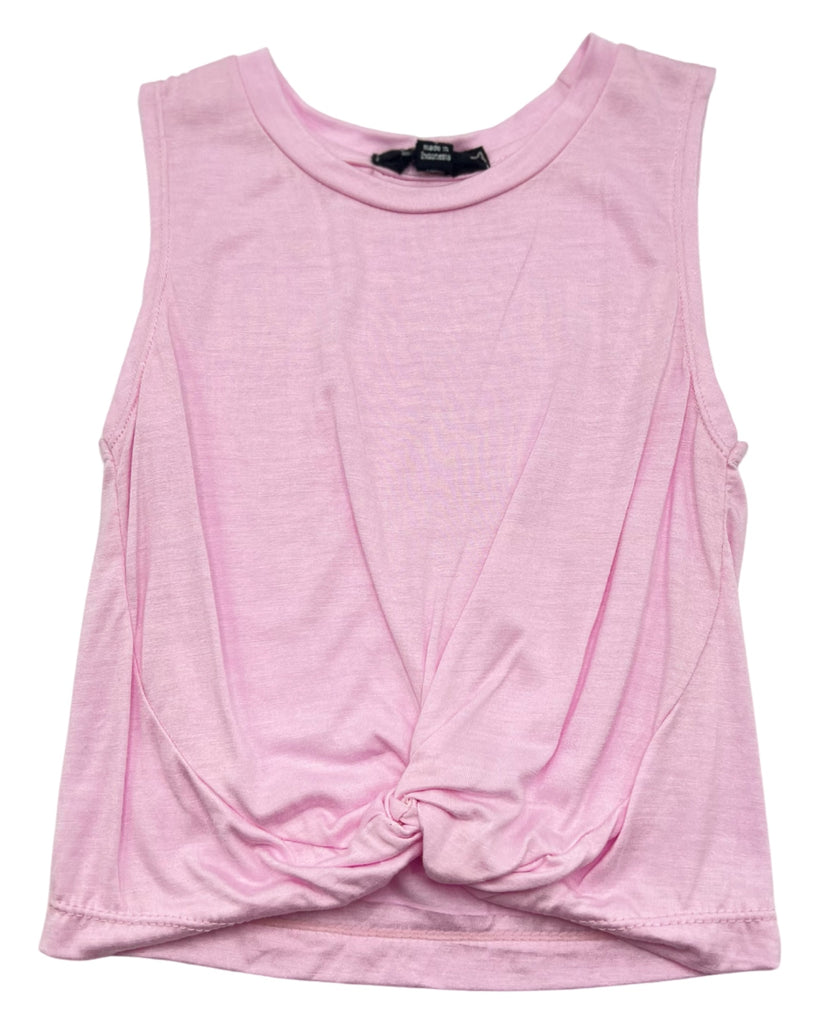 Pink Knot Sleeveless Shirt (sz 4)