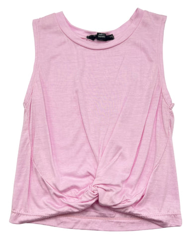 Pink Knot Sleeveless Shirt (sz 4)