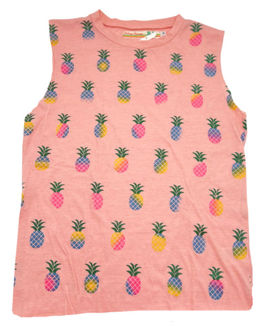 Pineapple Sleeveless Shirt (sz XL: 16)