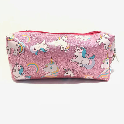 Unicorn Pencil Case- Pink