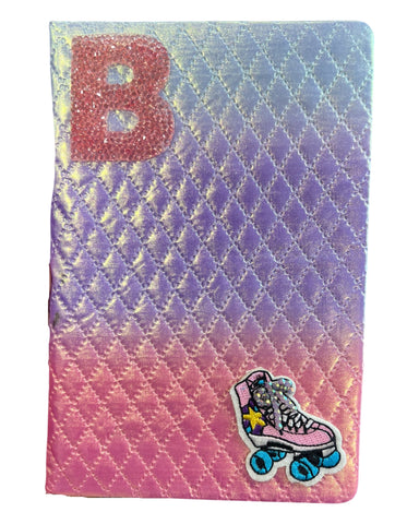 Bari Lynn Notebook- Quilted Purple Pastel