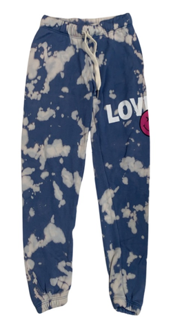 Blue Tie Dye sweatpants (sz 5/6)