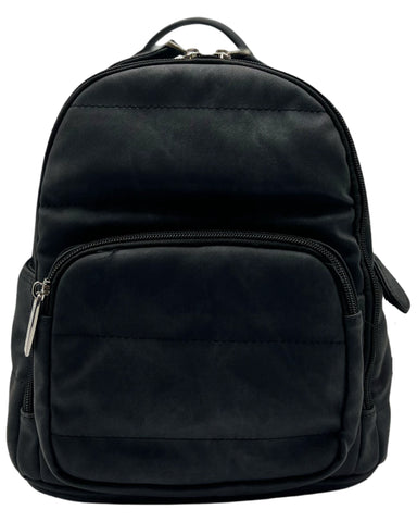 Bari Lynn Mini Backpack- Black Denim