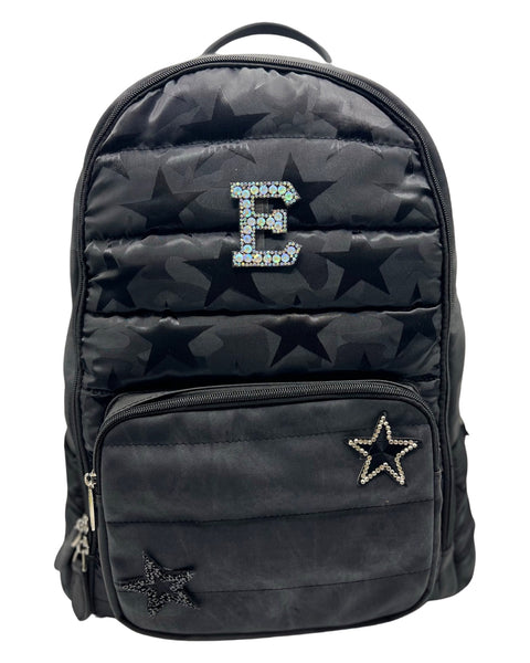 Bari Lynn Full Size Backpack- Black Star Denim