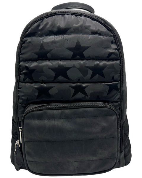 Bari Lynn Full Size Backpack- Black Star Denim