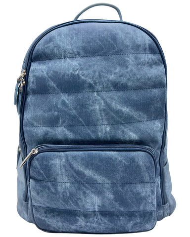 Bari Lynn Full Size Backpack- Blue Denim