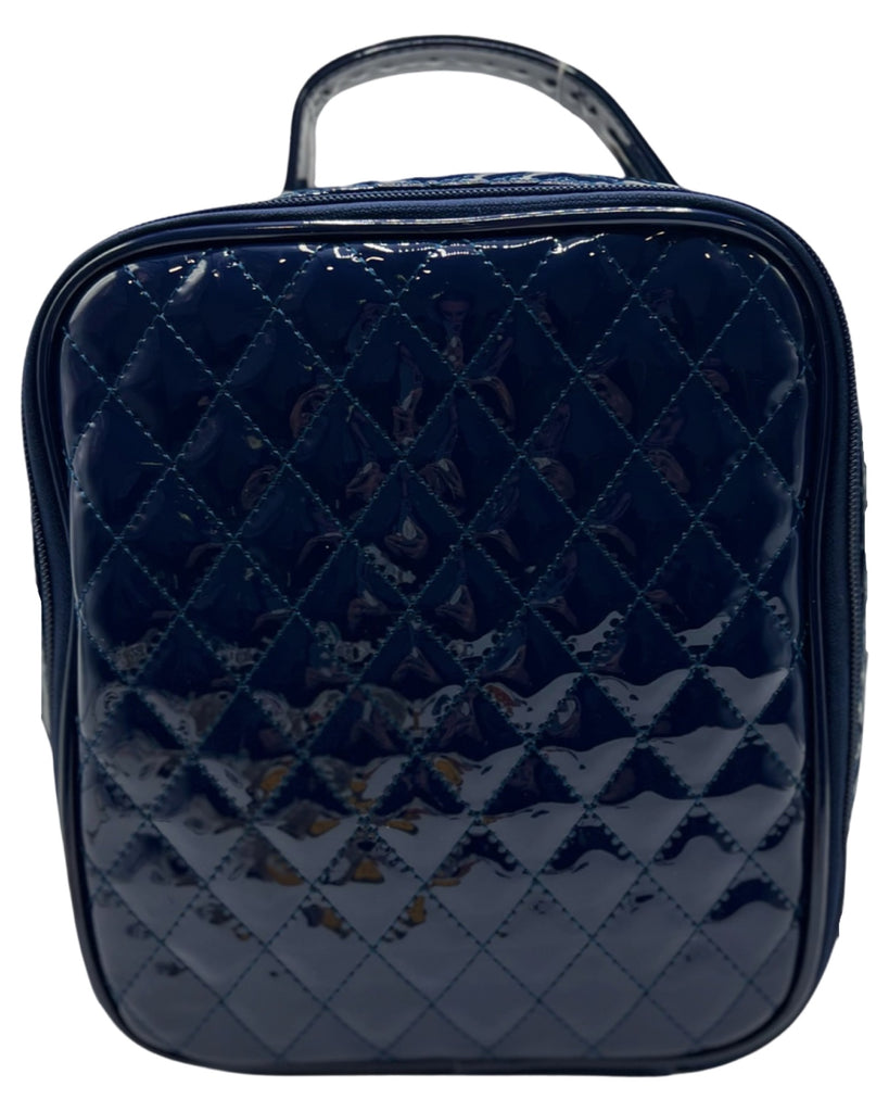 Bari Lynn Lunch Bag- Quilted Navy