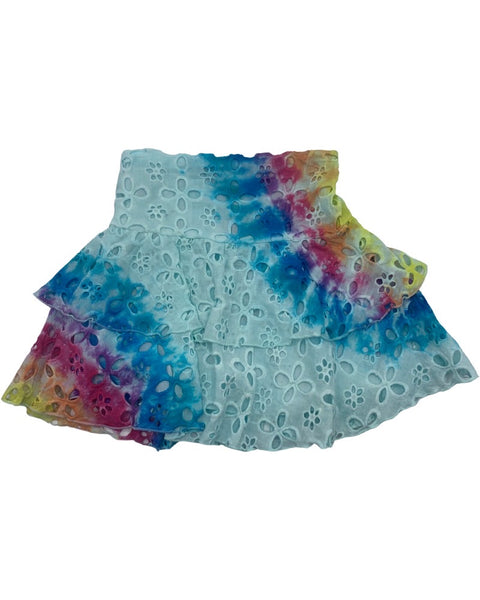 Tye Dye Eyelet tank top and skirt (Set)