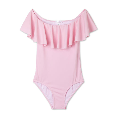 Light Pink Ruffle Swimsuit