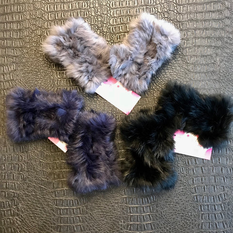 Full Rabbit Fur Gloves