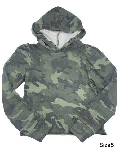 Camo hoodie  (sz 5)