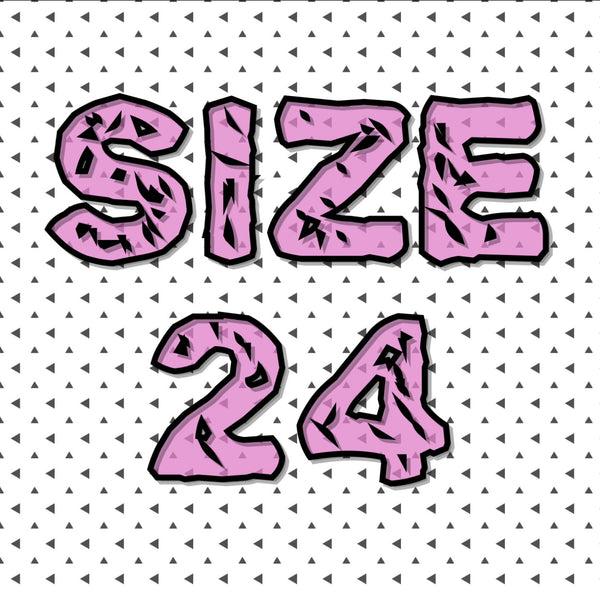 Size 24 (U.S.  8)