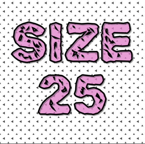 Size 25 (U.S. 8.5)