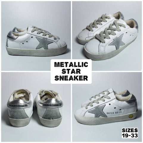 Metallic Star Sneaker