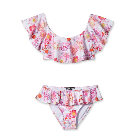 Ruffle Floral Bikini