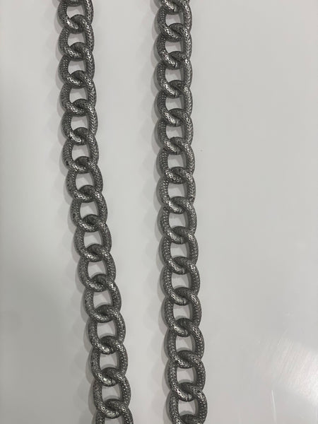 SILVER Metal Mask Chains