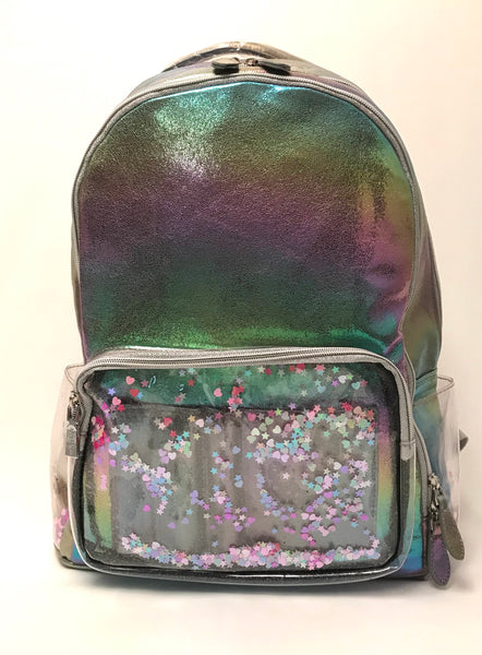 Full Size- Confetti Mermaid Backpack- Pastels