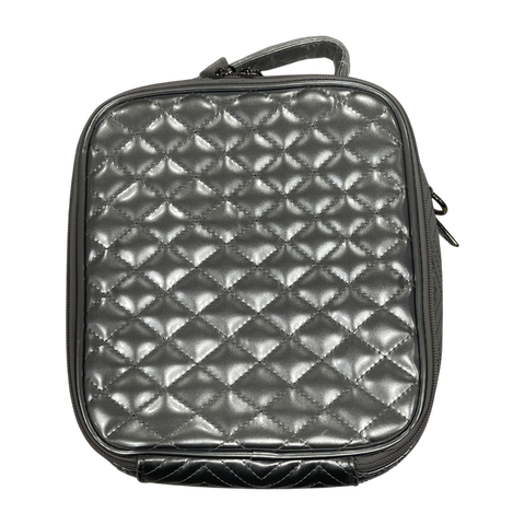 Bari Lynn Lunch Bag- Silver Chevron