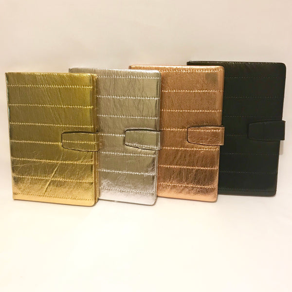 Notebook- Puffer- Gold