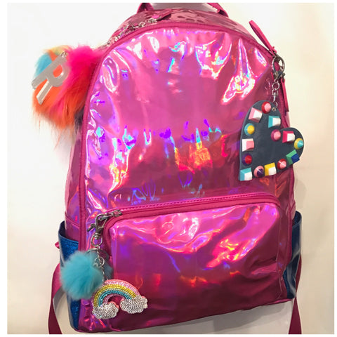 Full Size Fuchsia/Royal Blue Backpack