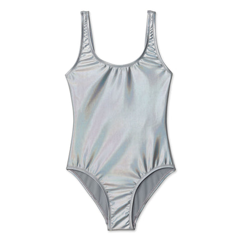 Metallic SIlver One Piece Suit