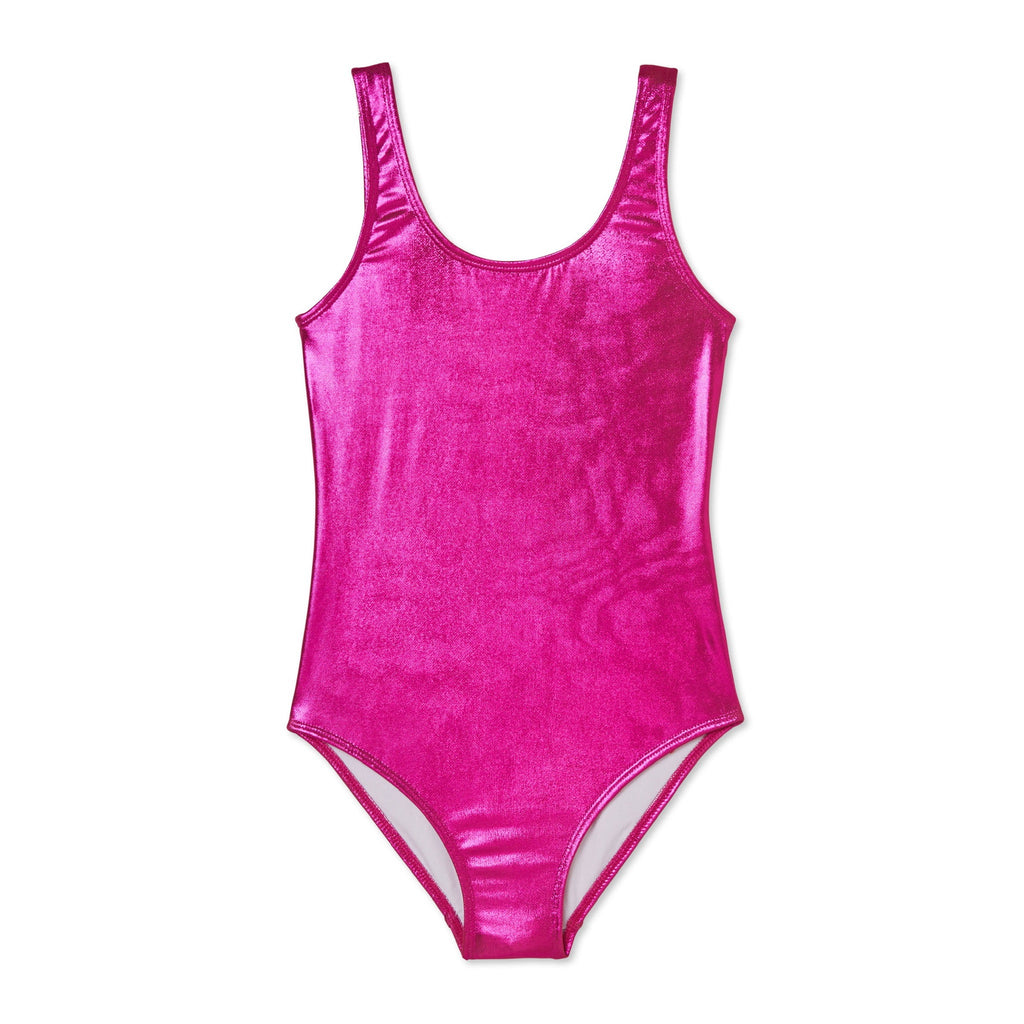 Metallic Pink Swimsuit