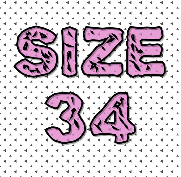 Size 34 (U.S.  2)