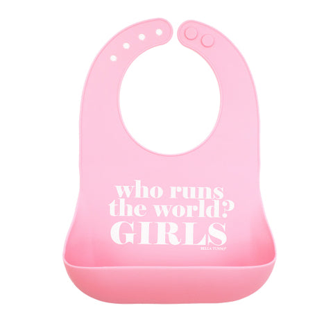 Who runs the world?Girls Bib