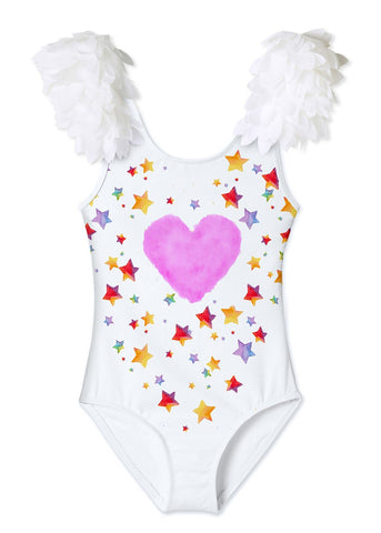 Star Cloud Tank with Petal Shoulders